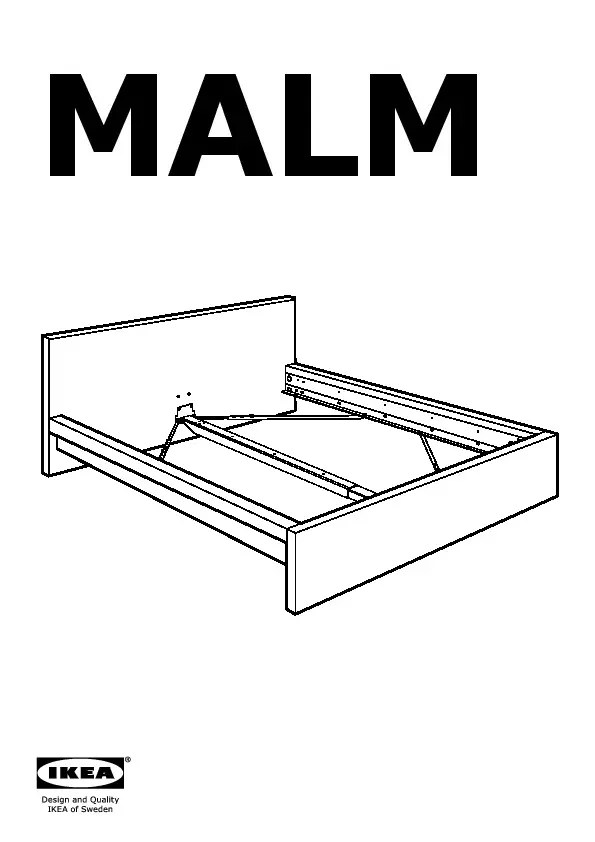 malm low bed instructions