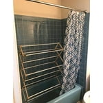mainstays easy hang shower rod instructions
