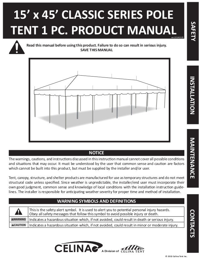 north pole tents instructions