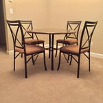 mainstays 5 piece dining set assembly instructions