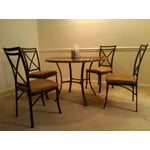 mainstays 5 piece dining set assembly instructions