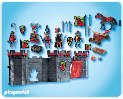 playmobil knights castle instructions