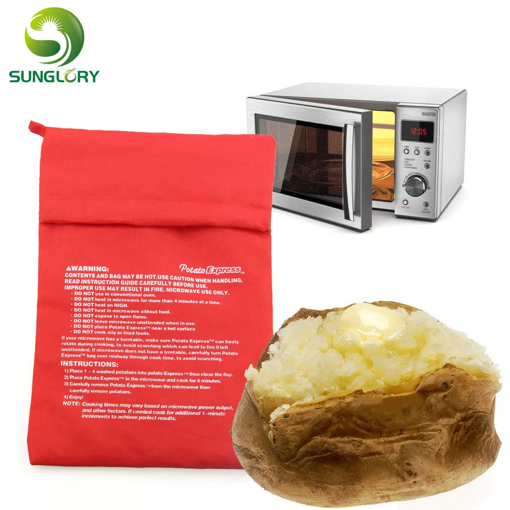 microwave baked potato bag instructions