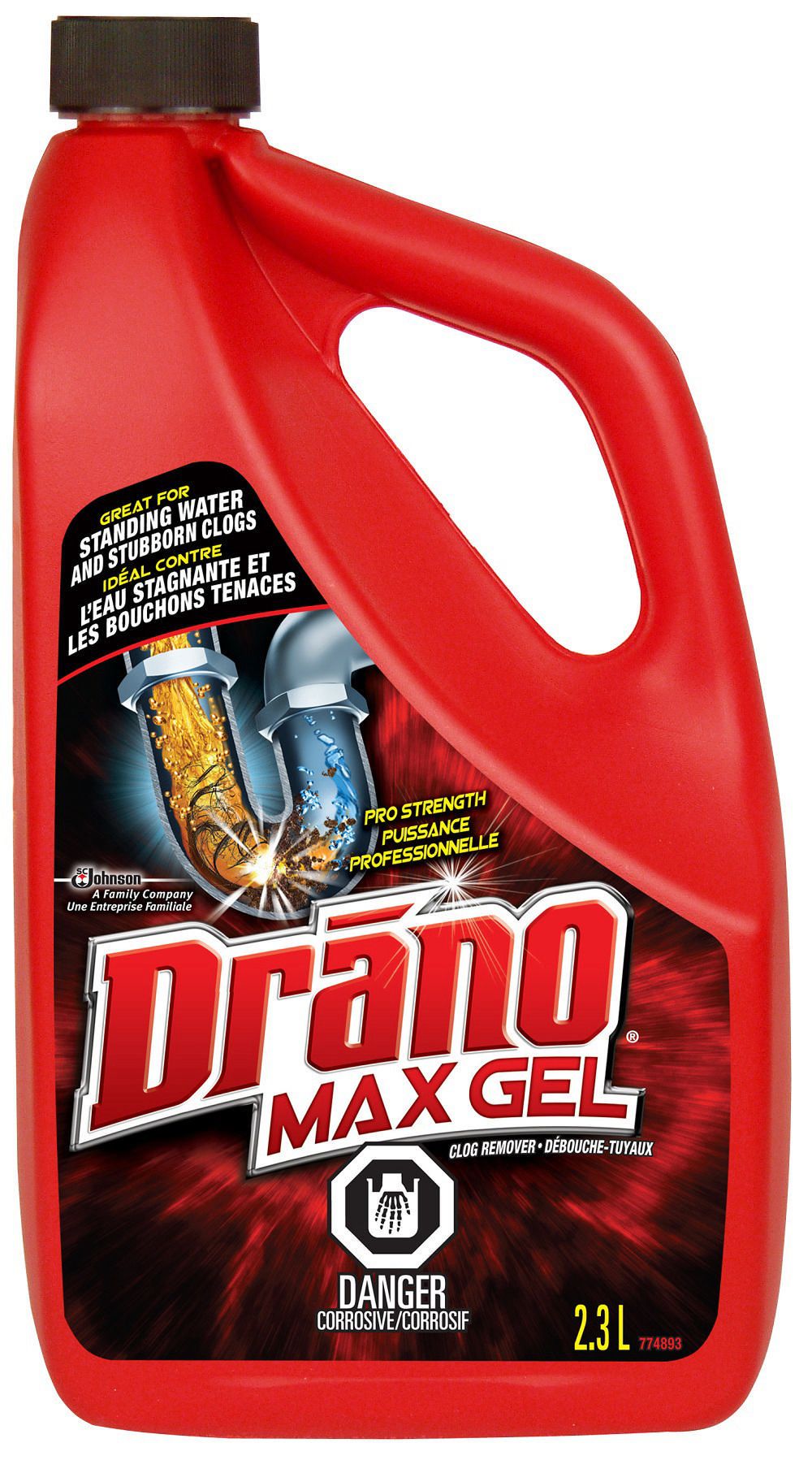drano max gel instructions