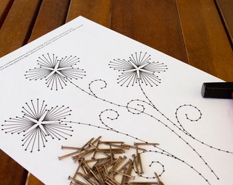 string art patterns with instructions