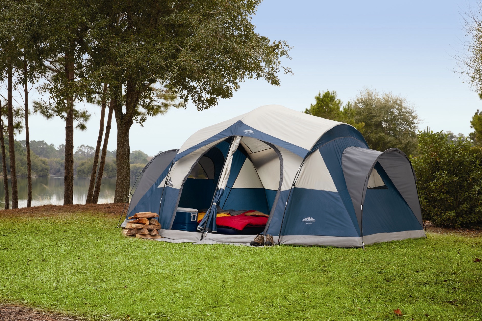 ozark trail 12 person instant cabin tent instructions