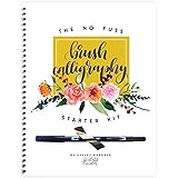 belle calligraphy kit materials and instruction for modern script