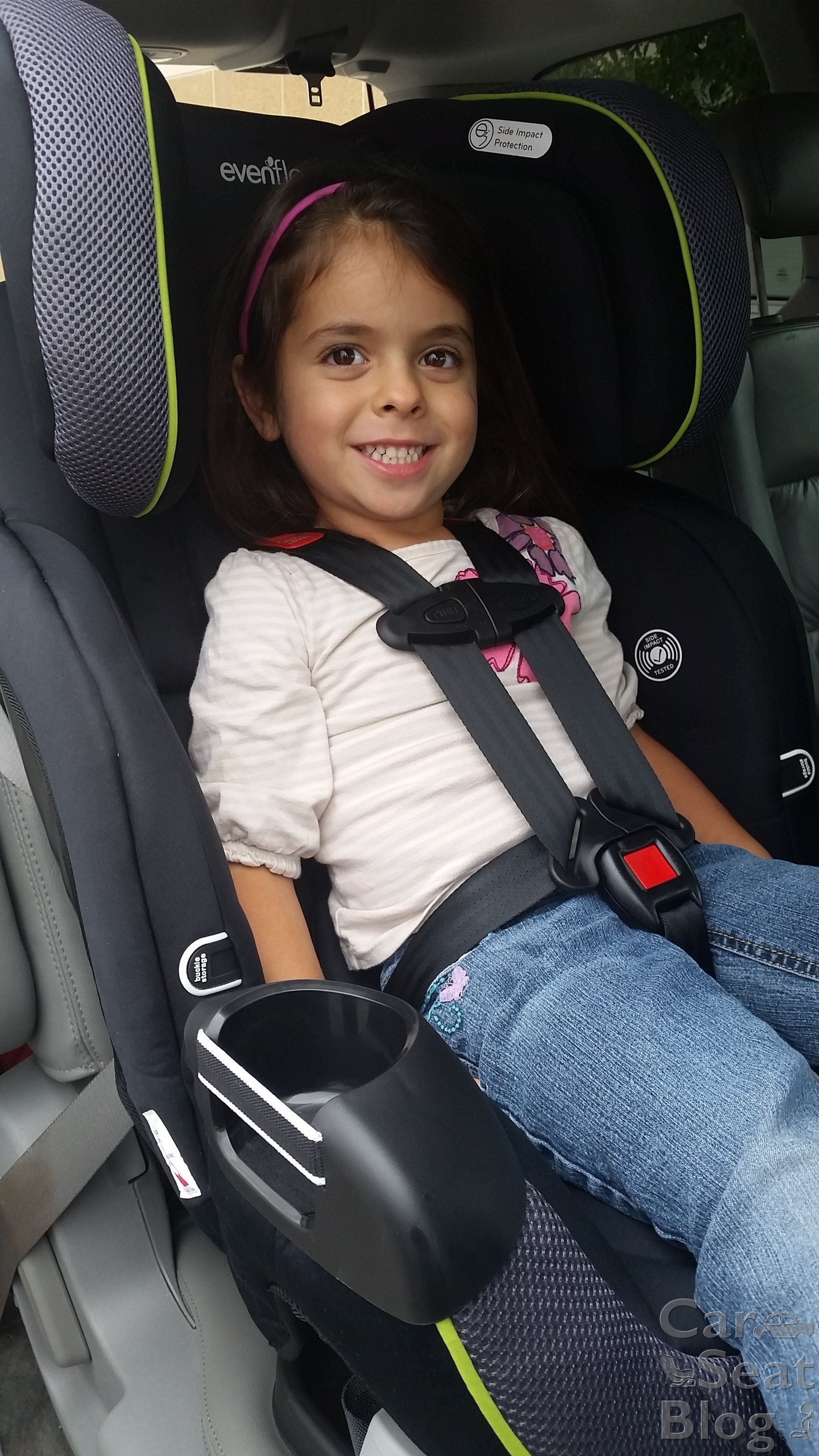 evenflo car seat belt instructions