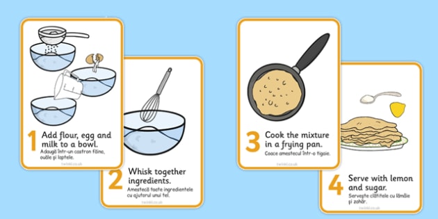 instructions on how to make pancakes