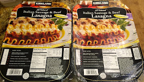 kirkland meat lasagna cooking instructions