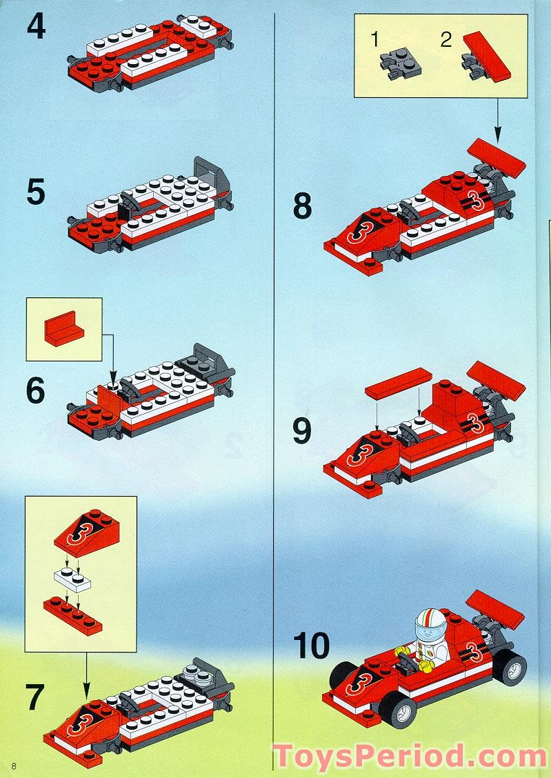 lego race track instructions