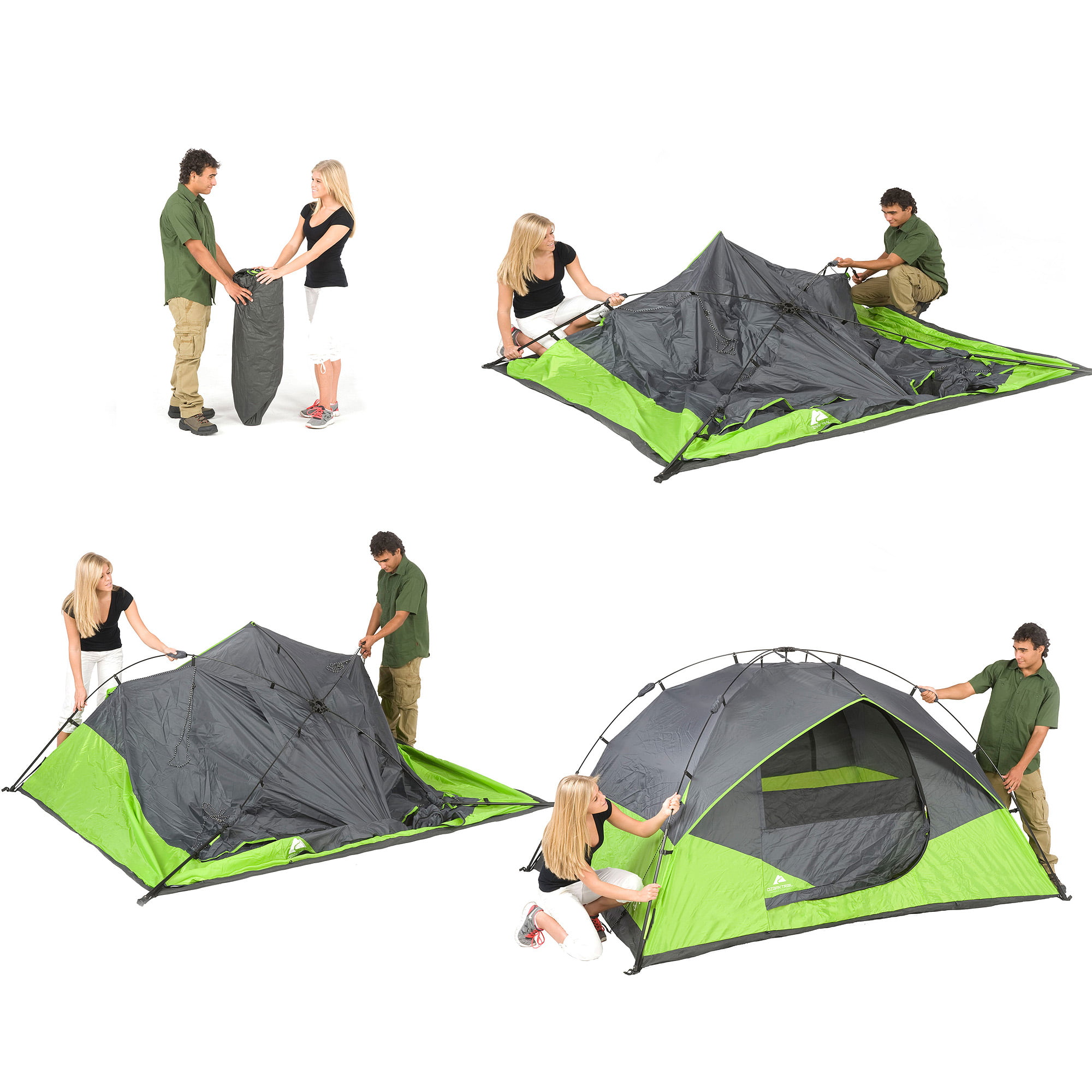 ozark trail 12 person instant cabin tent instructions