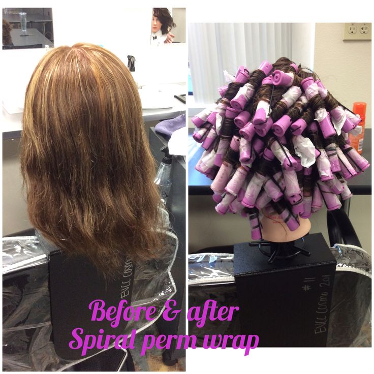 spiral perm wrapping instructions